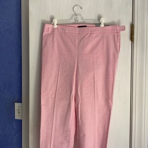 Pink crop pants